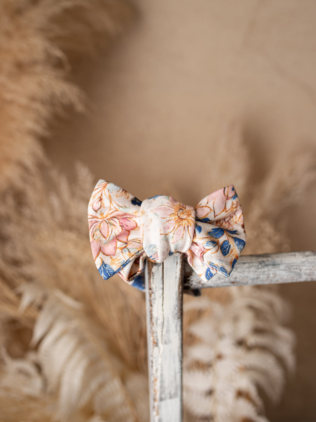 Something Blue - Topknot Headwrap Porcelain