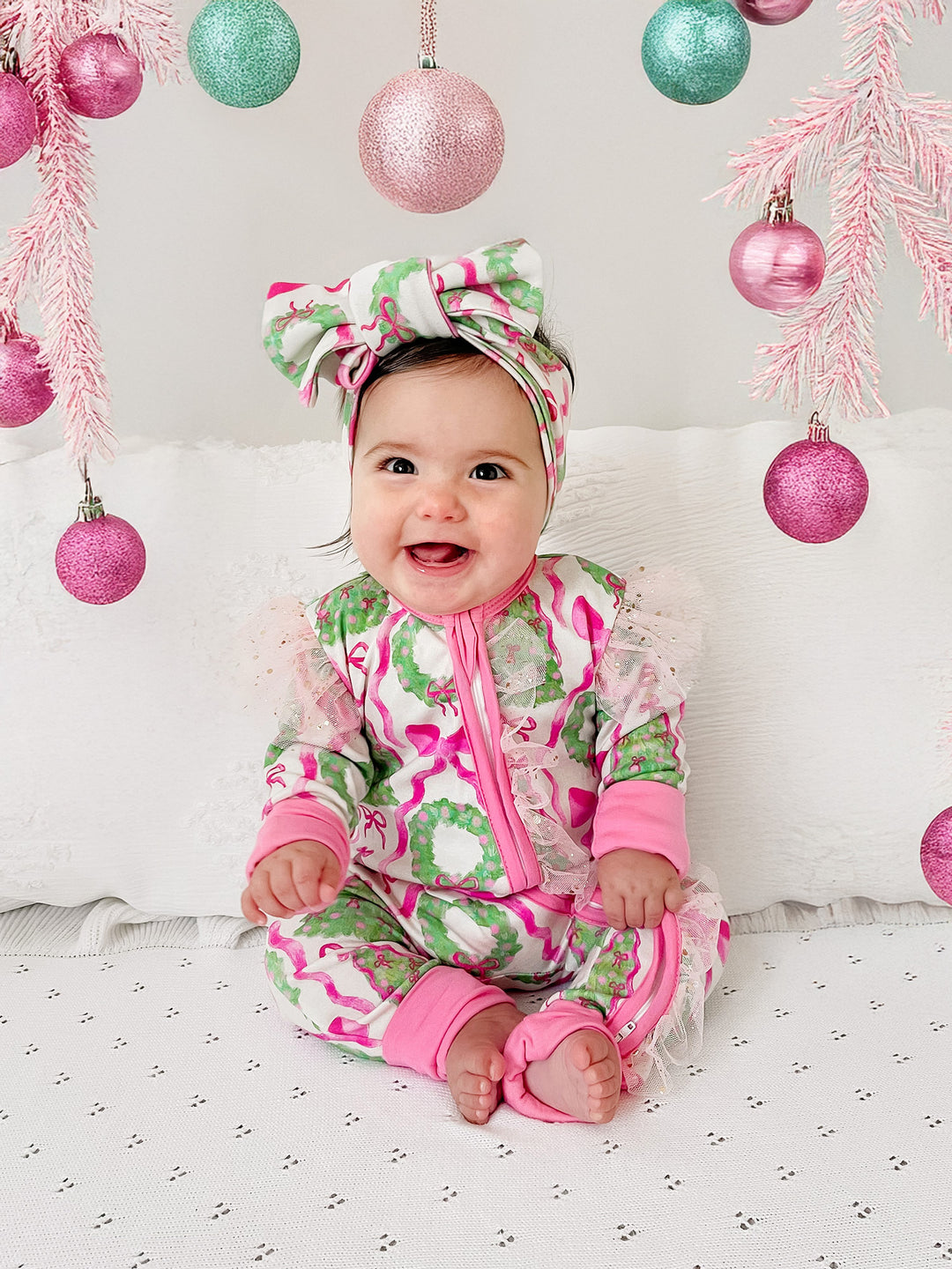 Tis The Season – Wreath Onesie