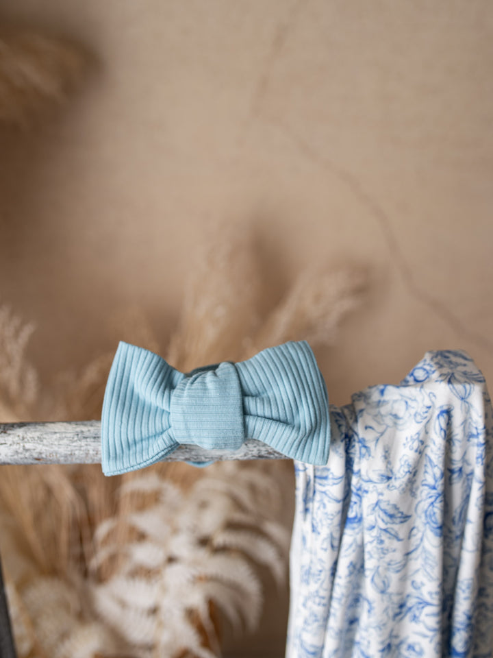 Forever Loved - Topknot Headwrap Sky Blue