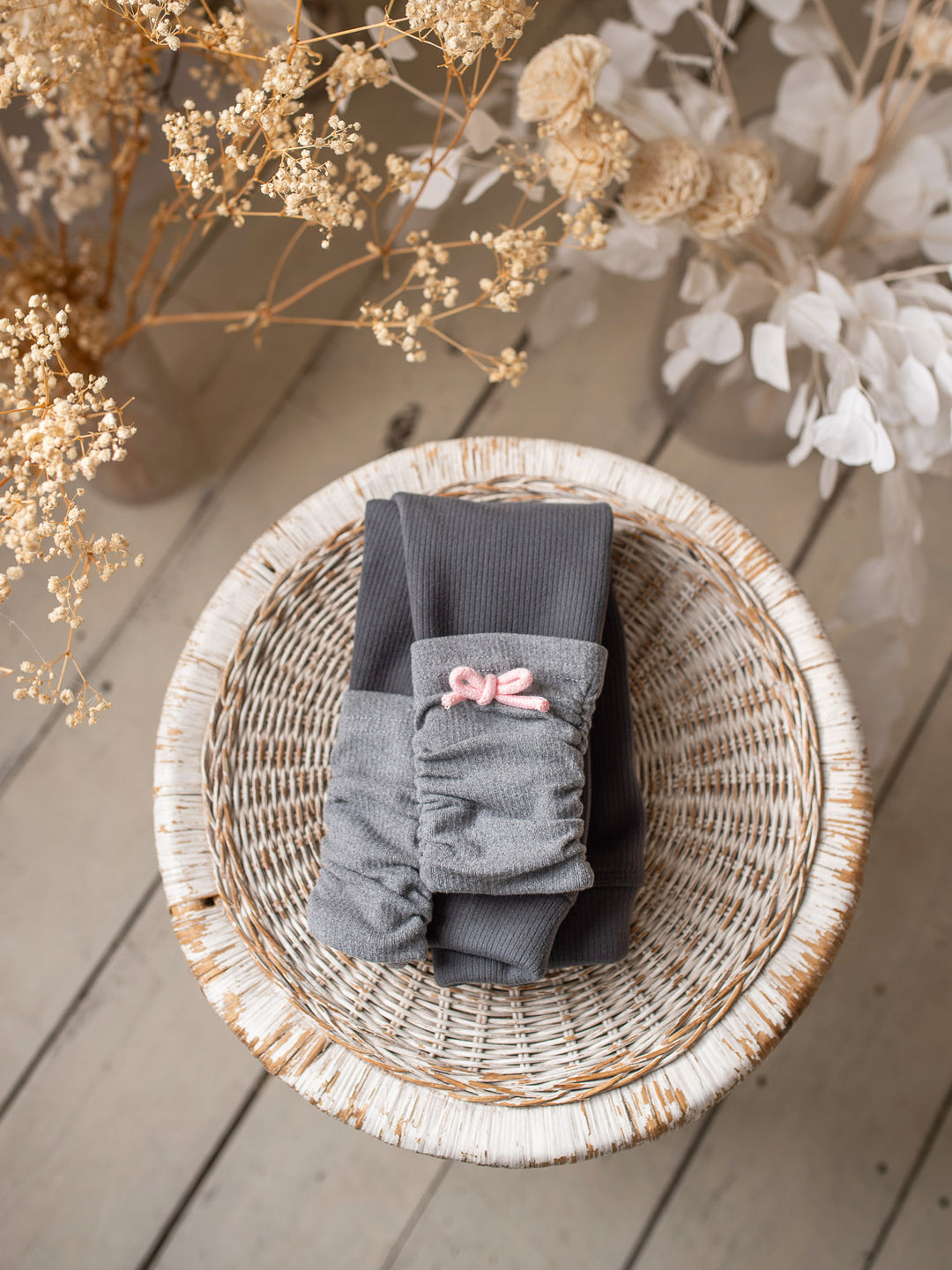 Soda Pop Fleece Lined Leggings - Charcoal