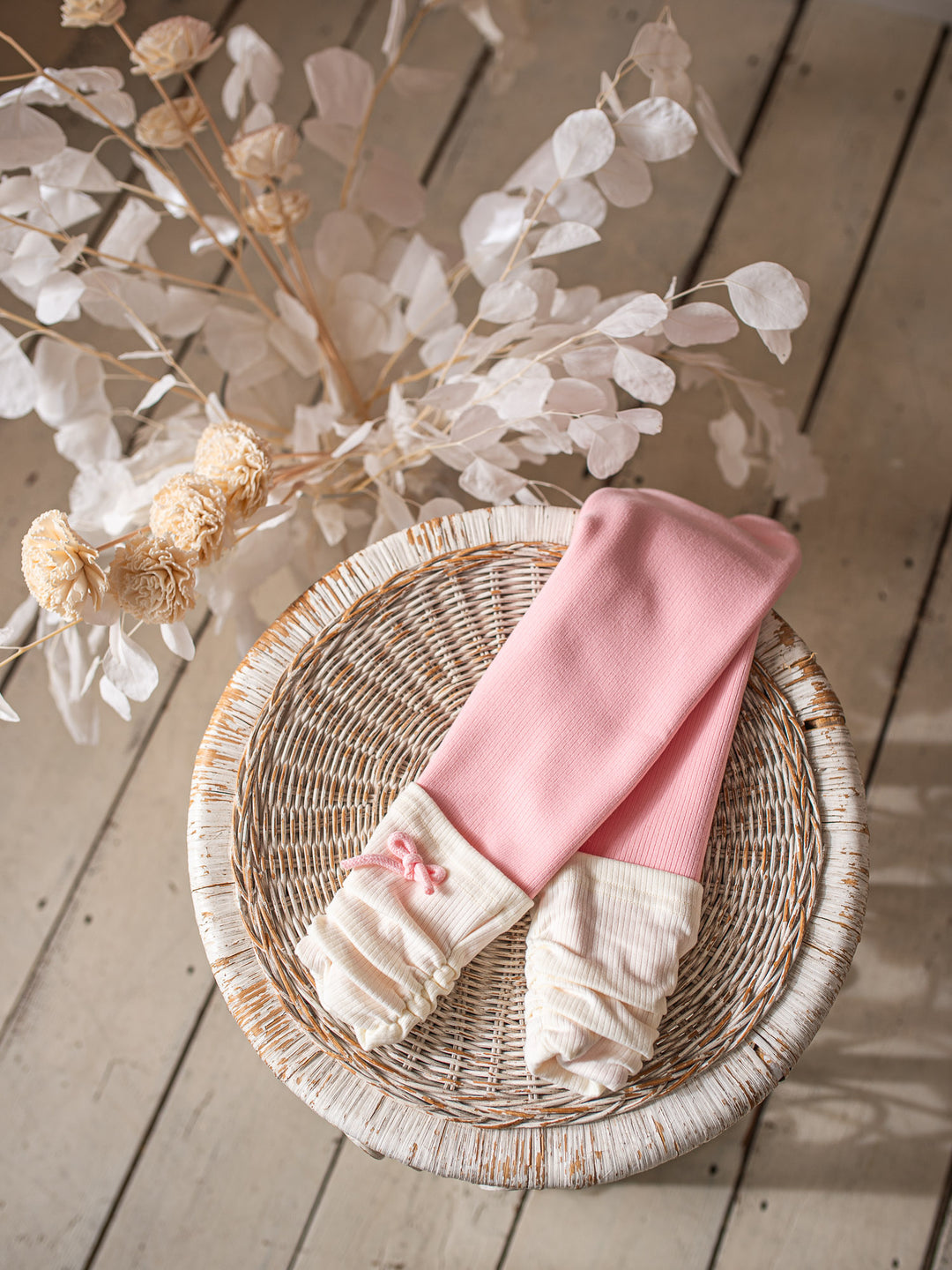 Soda Pop Fleece Lined Leggings - Baby Pink