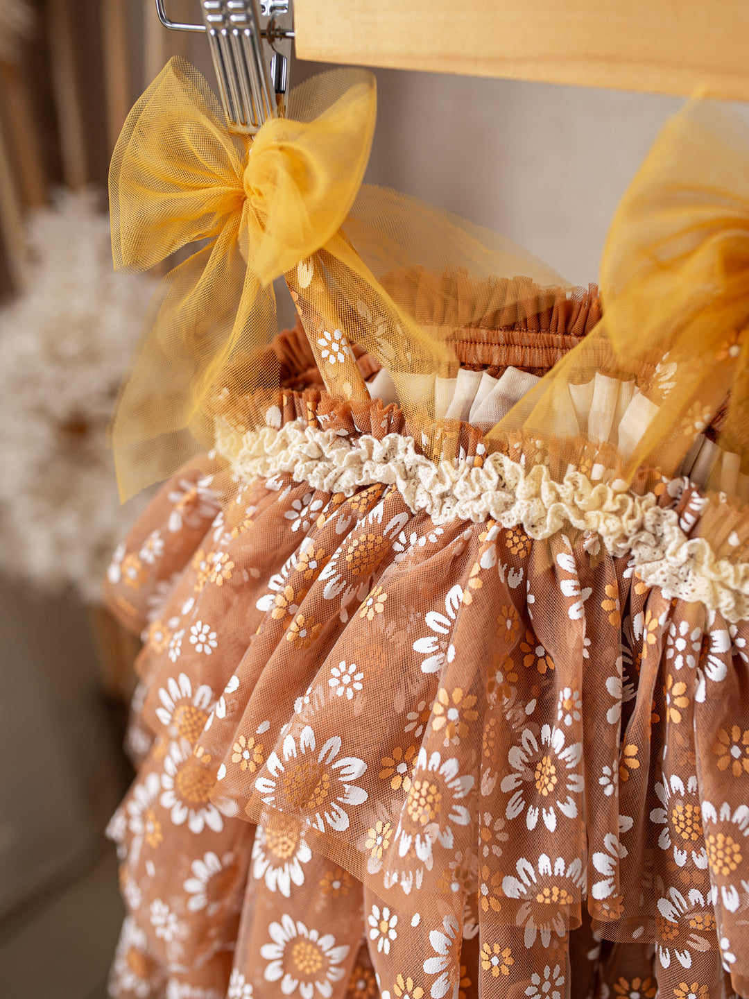 Toffee Daisy Tutu Dress