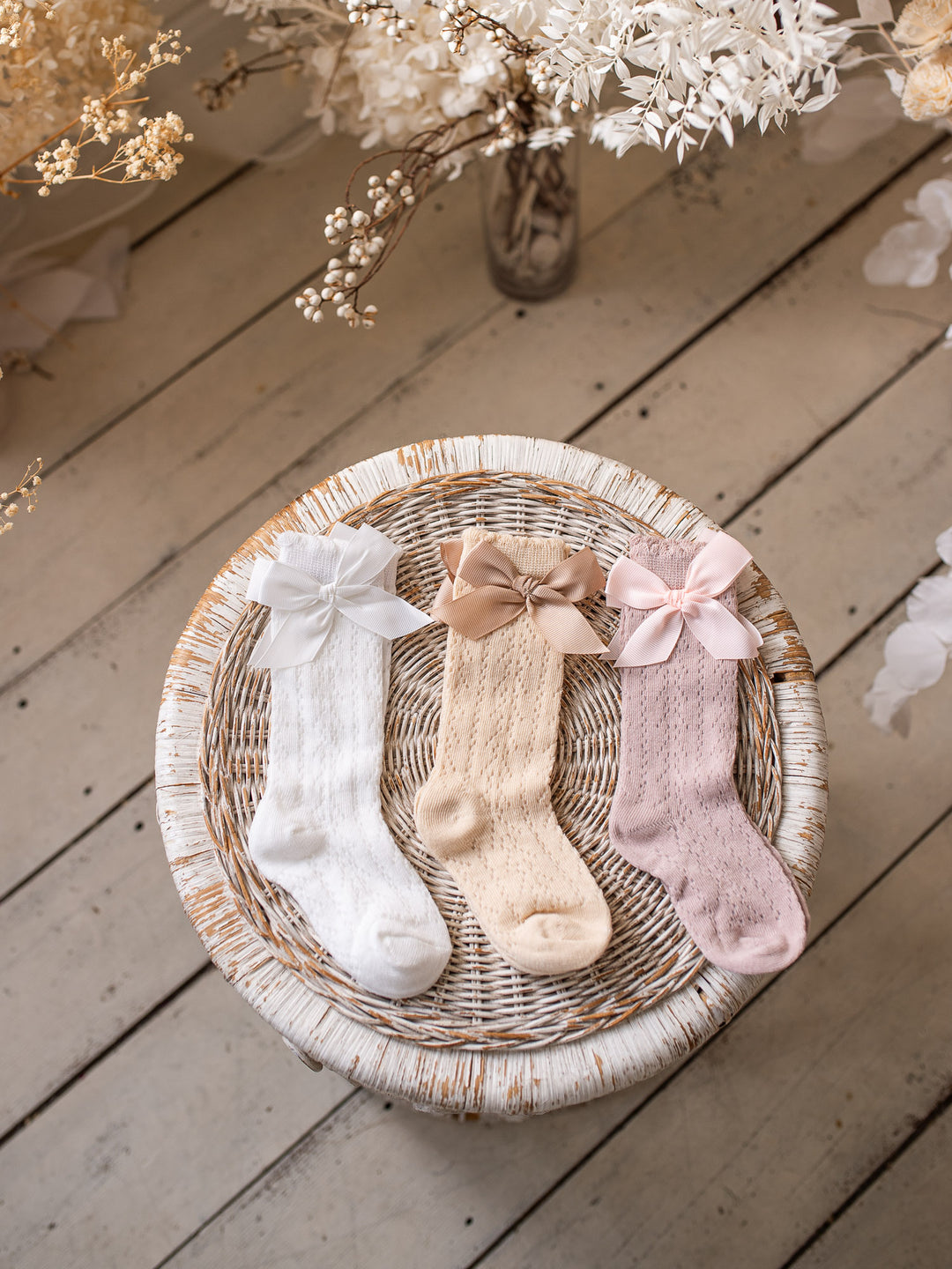 Belle Socks - Dusty Rose