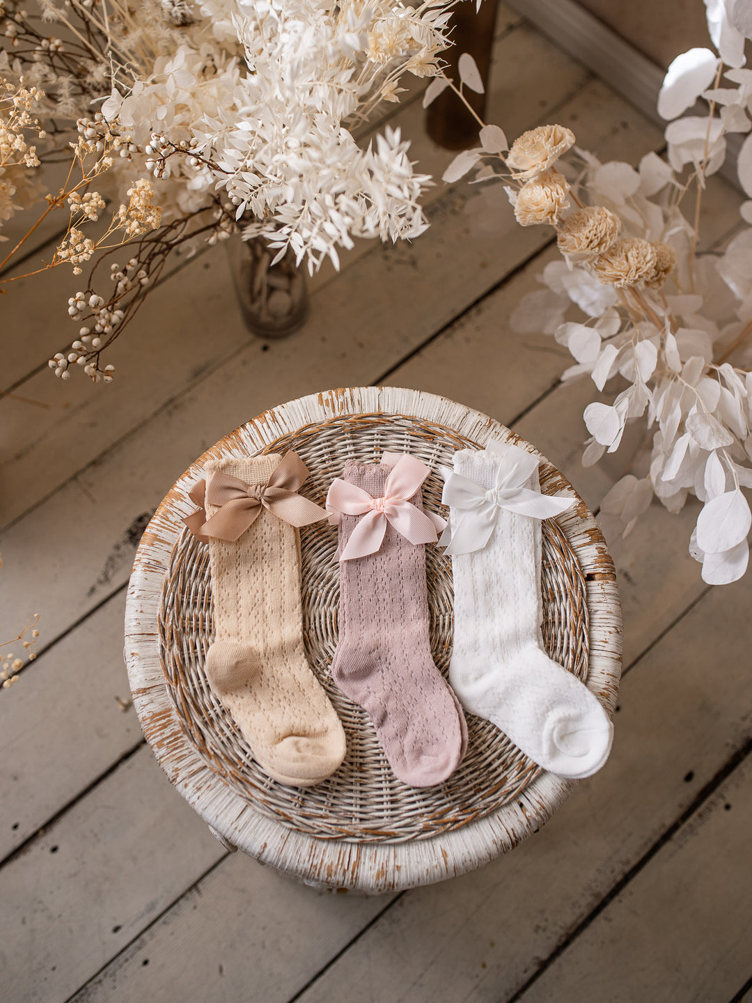 Belle Socks - Dusty Rose