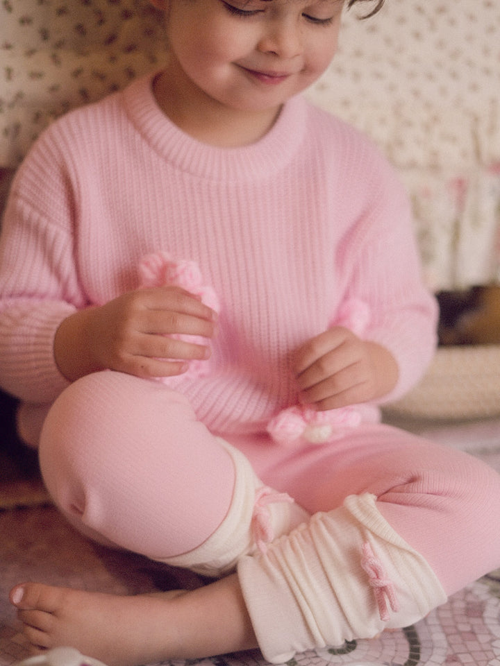Buttercup Sweater - Baby Pink