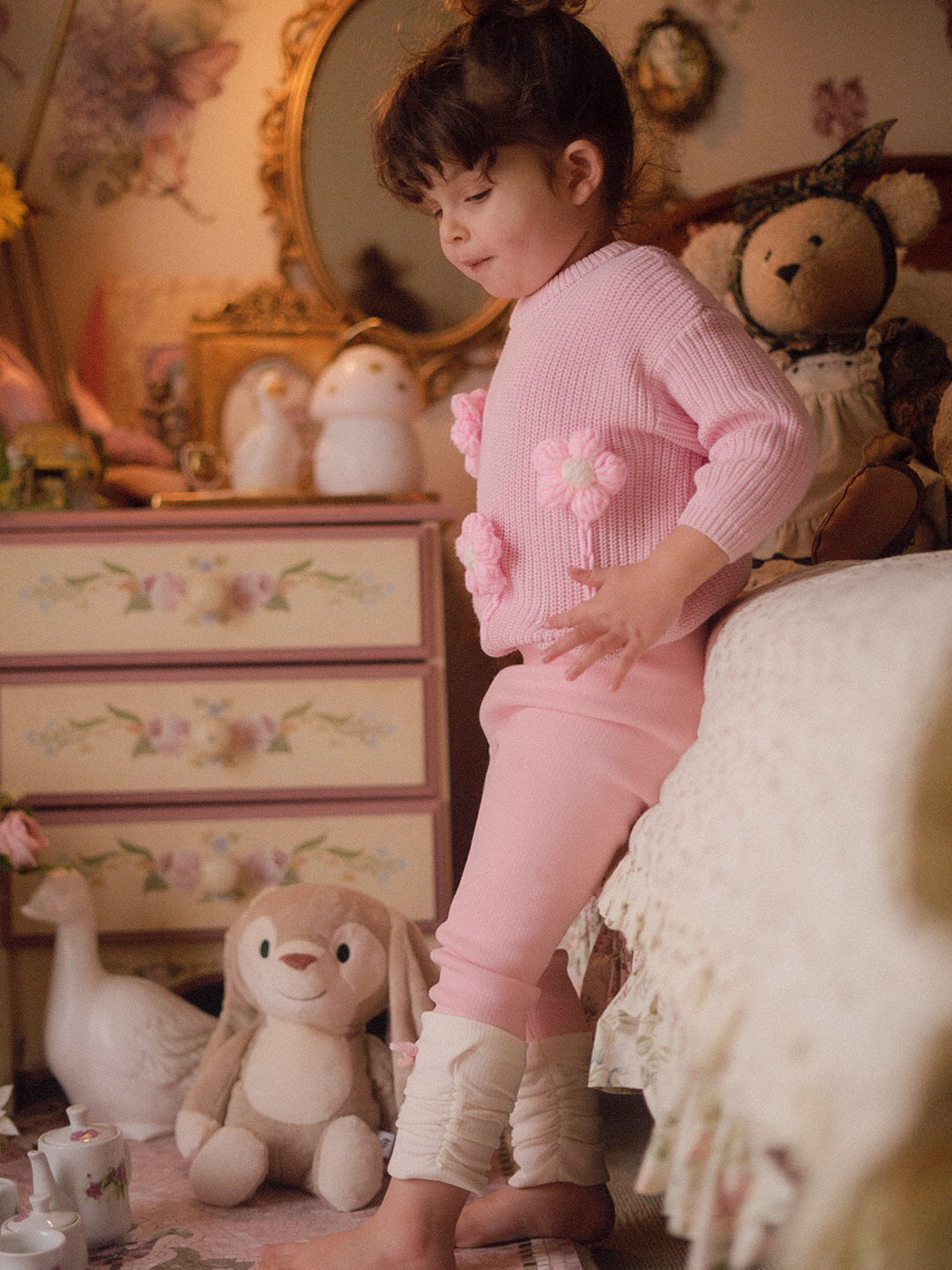 Buttercup Sweater - Baby Pink