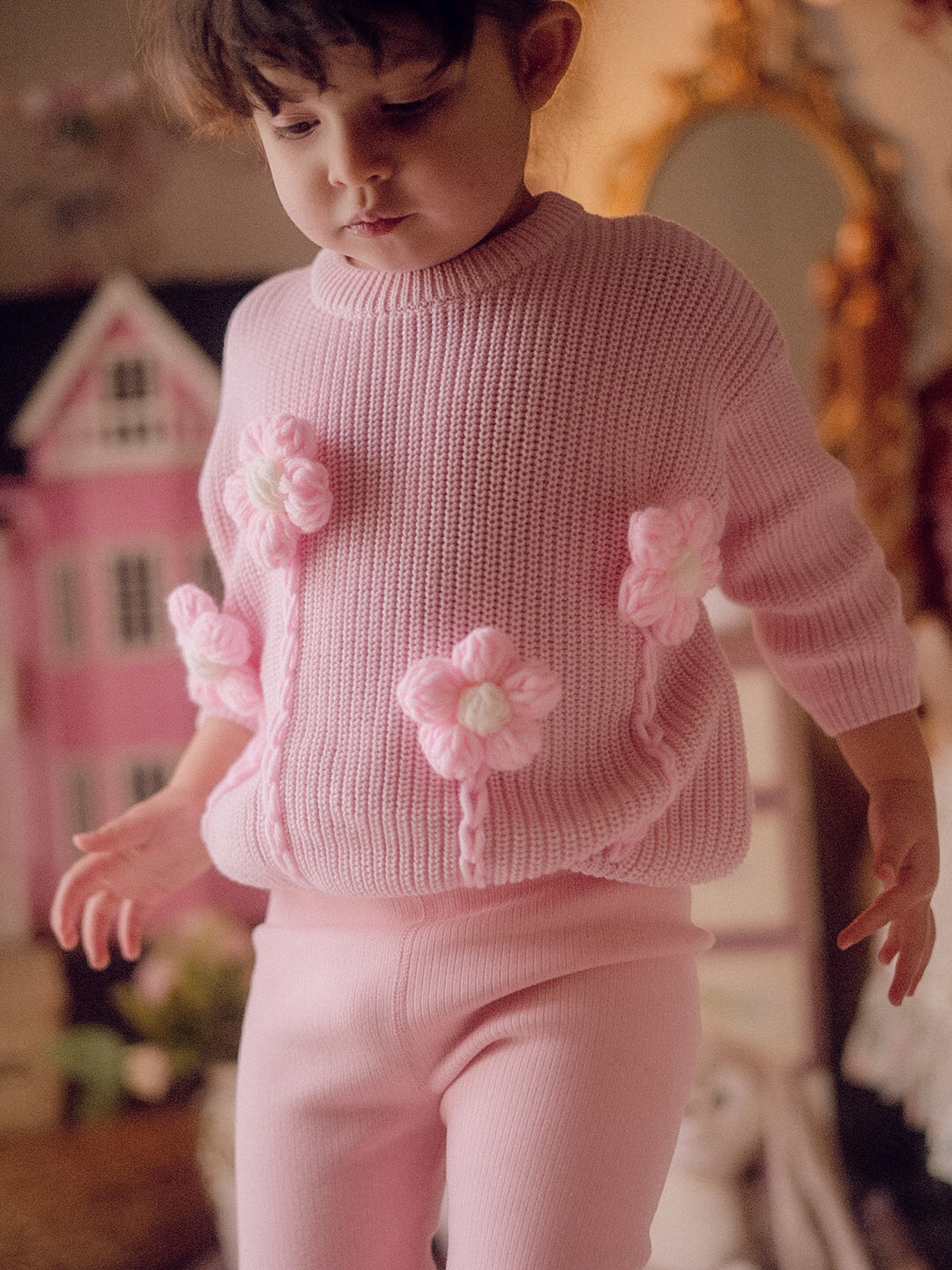Buttercup Sweater - Baby Pink