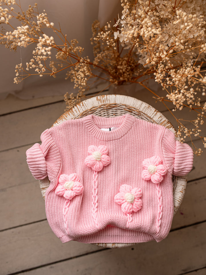 Buttercup Sweater - Baby Pink