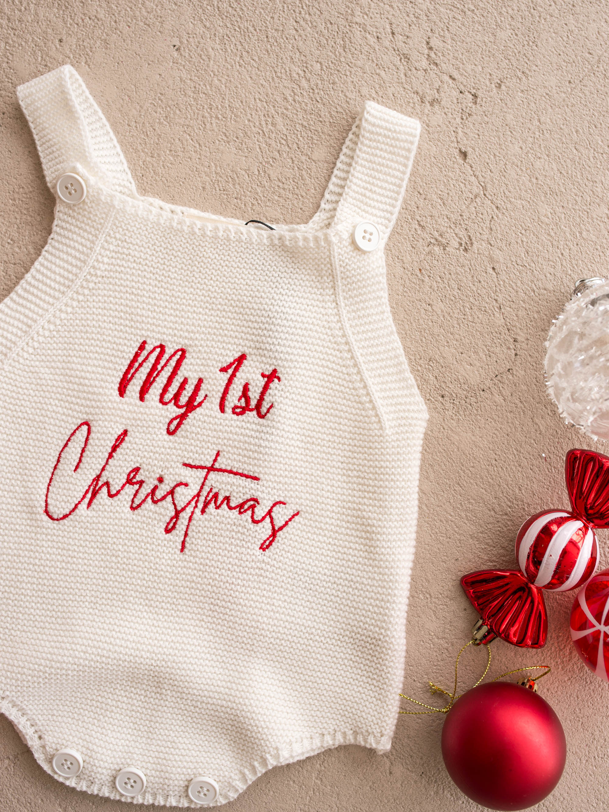 My First Christmas Singlet Romper