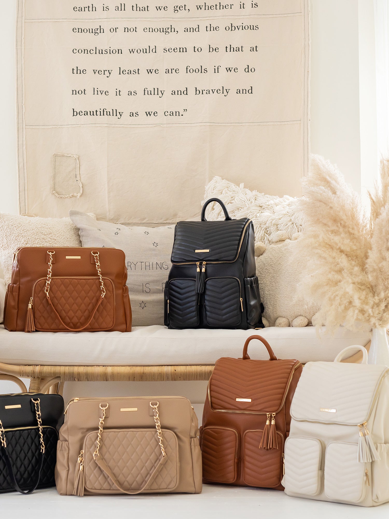 M + M Nappy Bags
