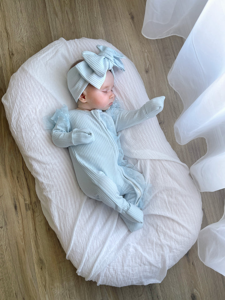 Forever Loved Onesie - Ice Blue For Girls
