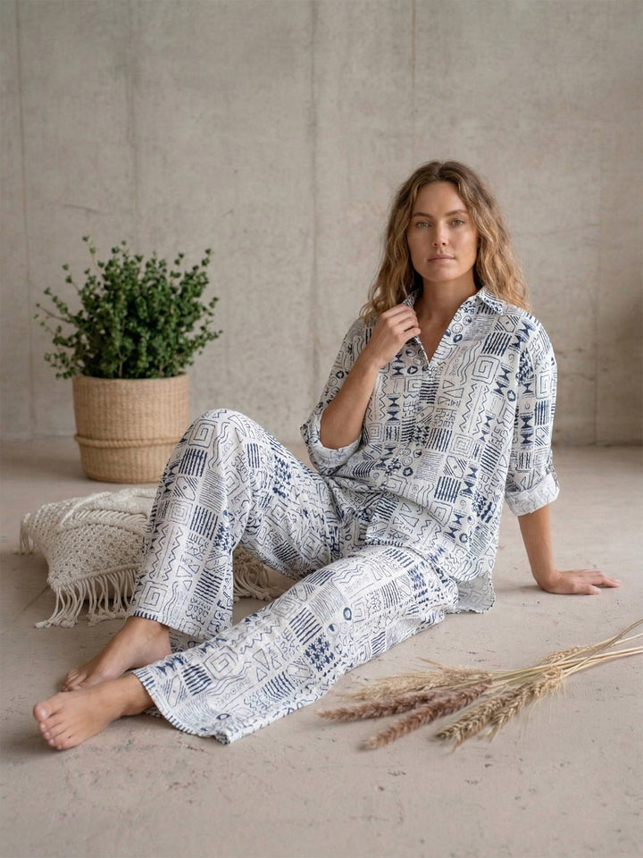 Sand & Story Shirt & Pants Set for Mamas