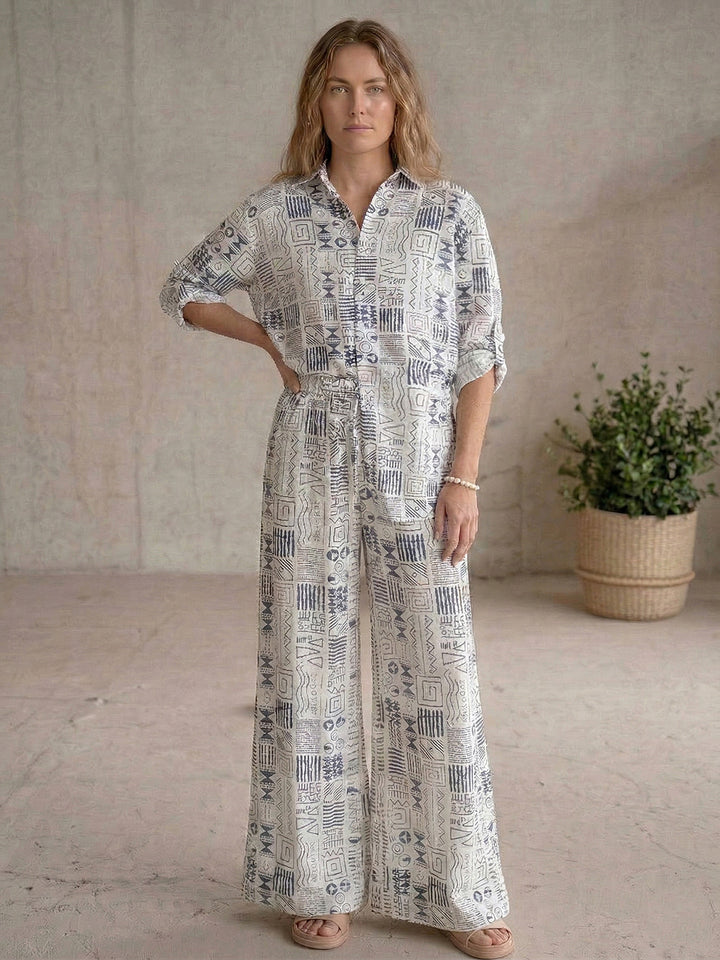 Sand & Story Shirt & Pants Set for Mamas