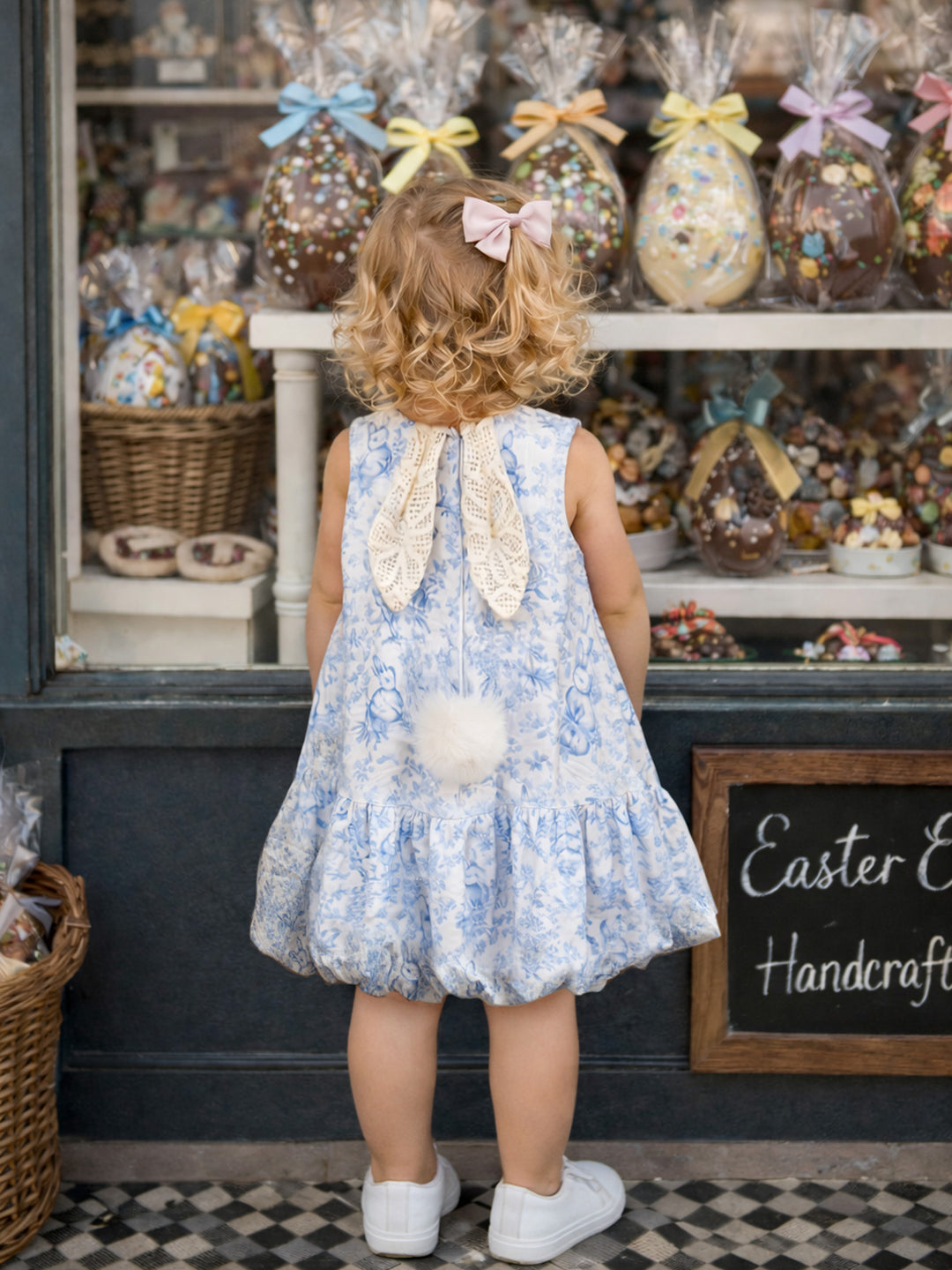 The Little Bunny Story Dress - Blue Before & Ever The Little Bunny Story Dress - Blue Before & Ever