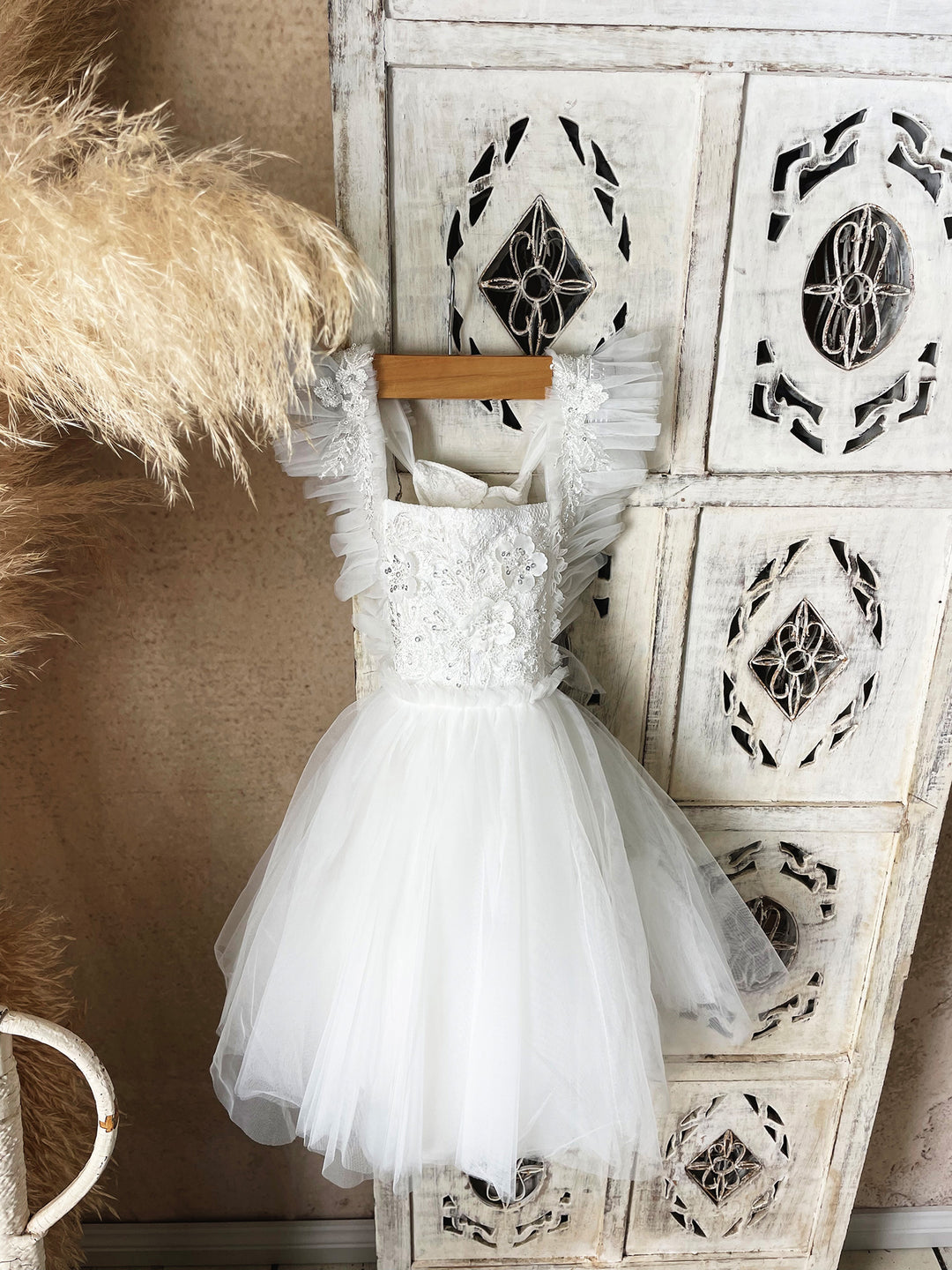 A Little Extra Dress - Ivory