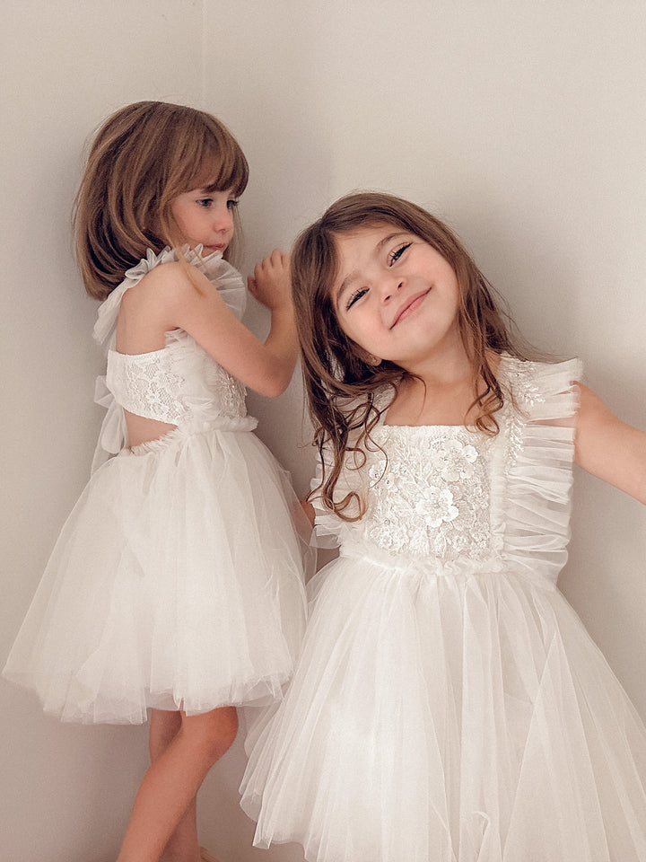 A Little Extra Dress - Ivory