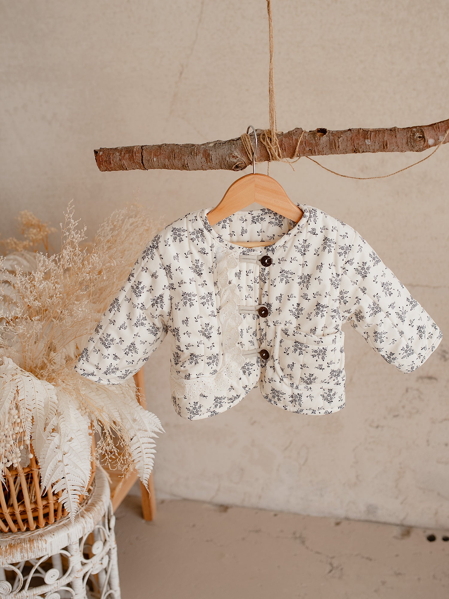 Before & Ever Amélie Fleece-lined Jacket, Cute Baby Girl Quilted
