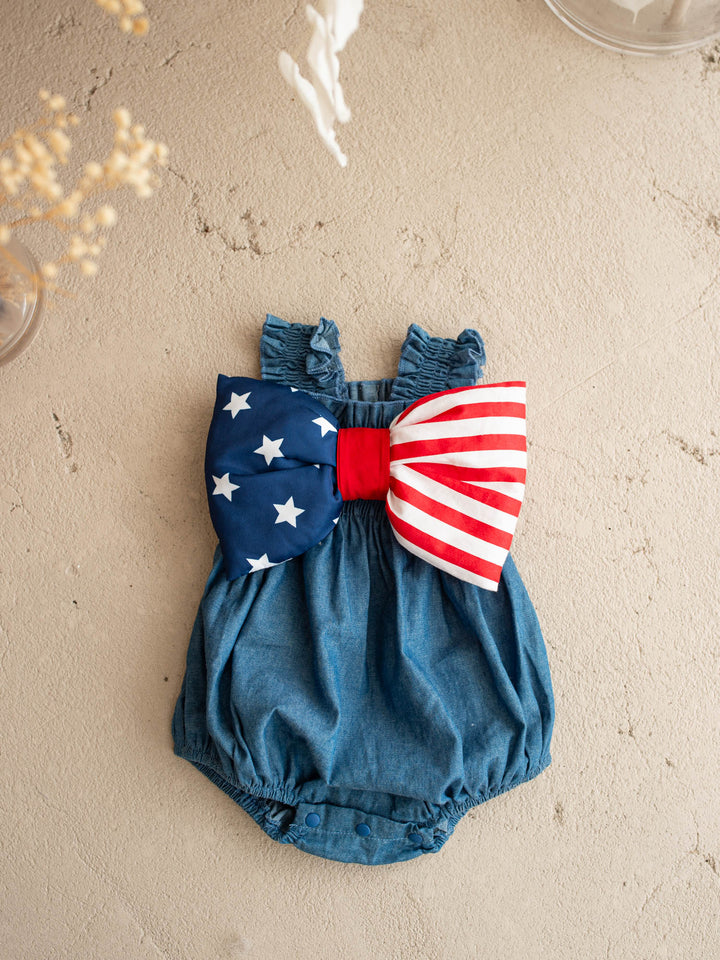 Indie Star Romper - Navy