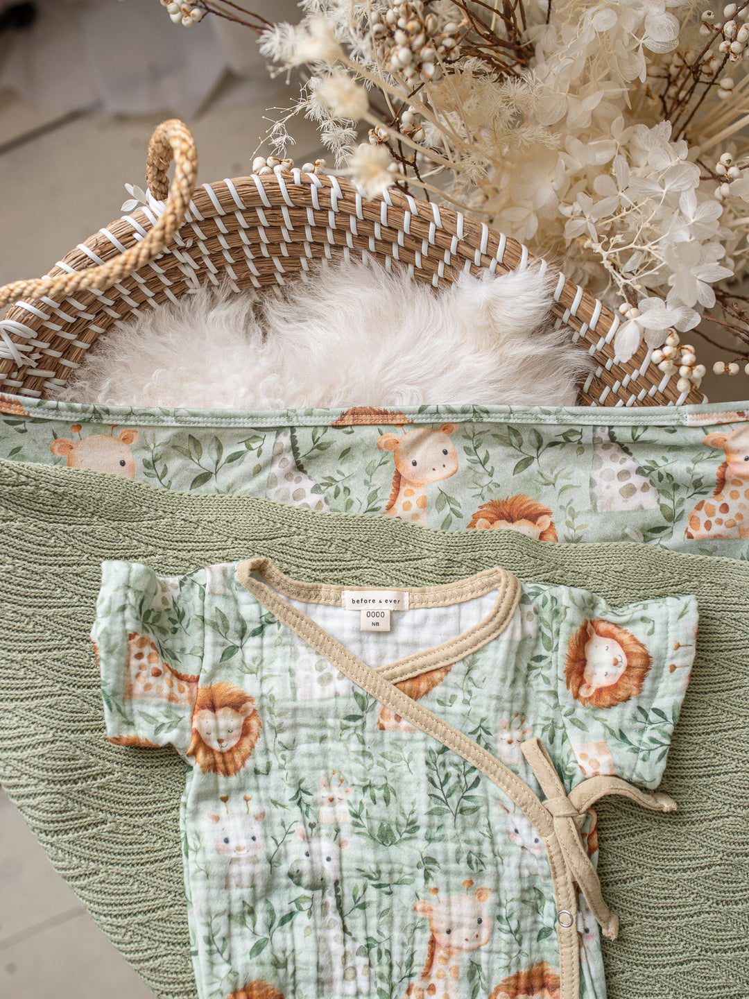 Wild & Free Kimono - Green
