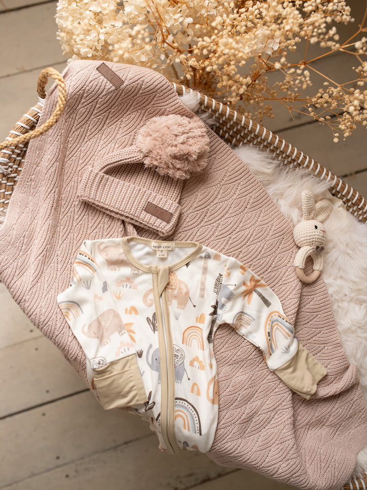 Wild & Free Onesie - White
