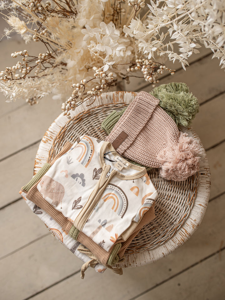 Wild & Free Onesie - White