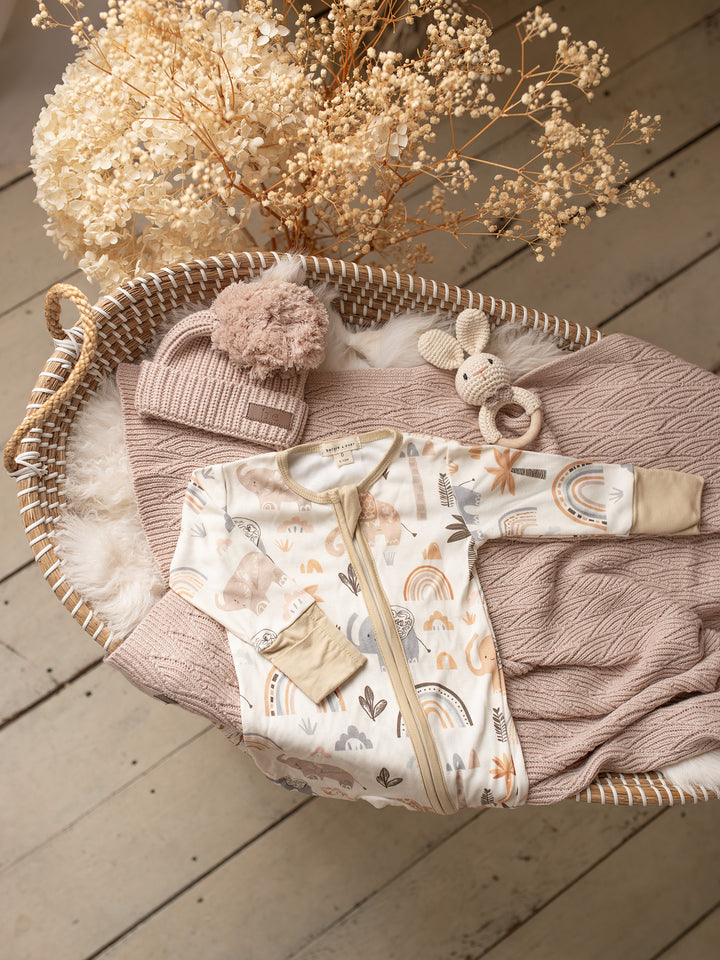Wild & Free Onesie - White