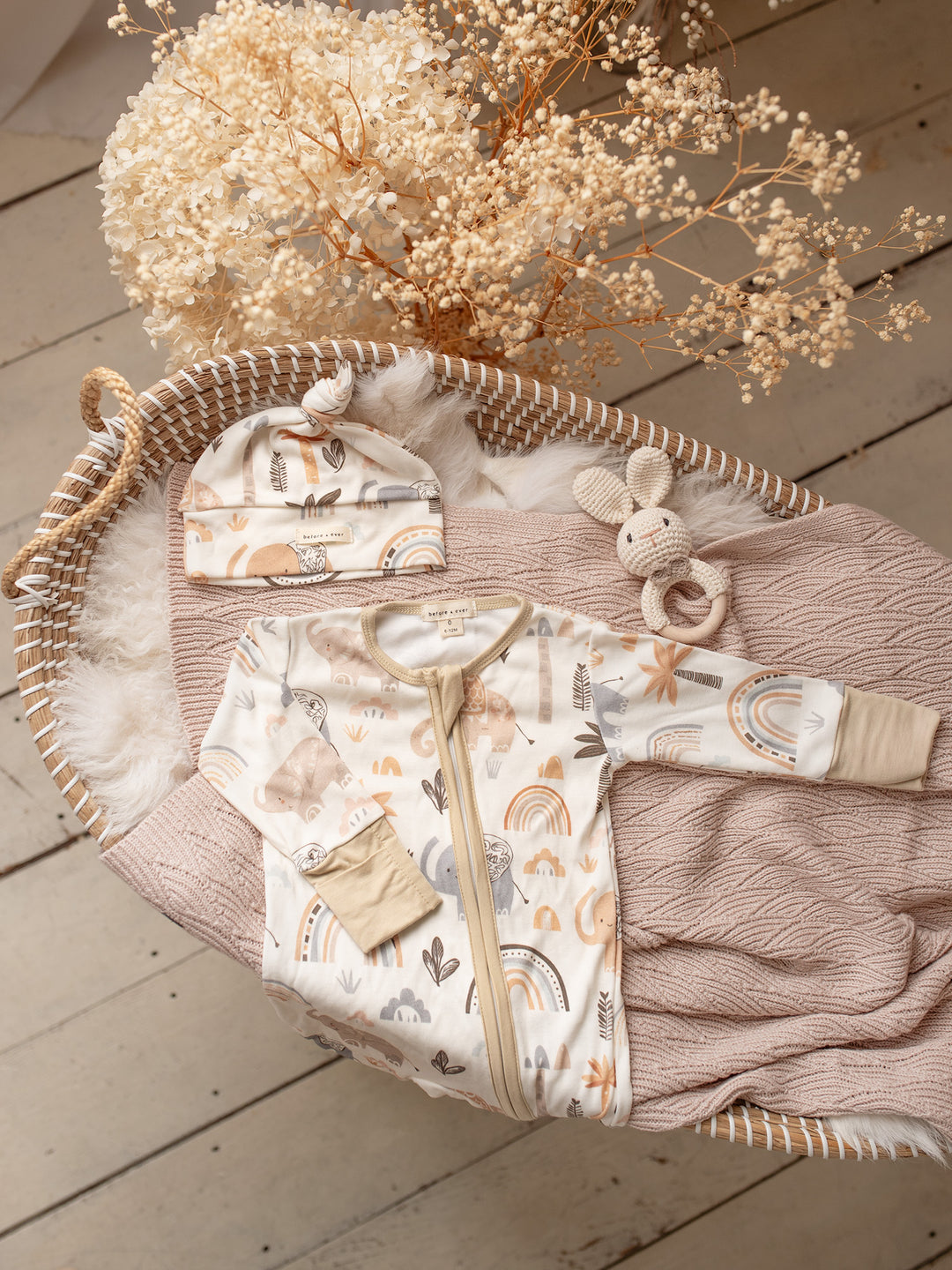 Wild & Free Onesie - White