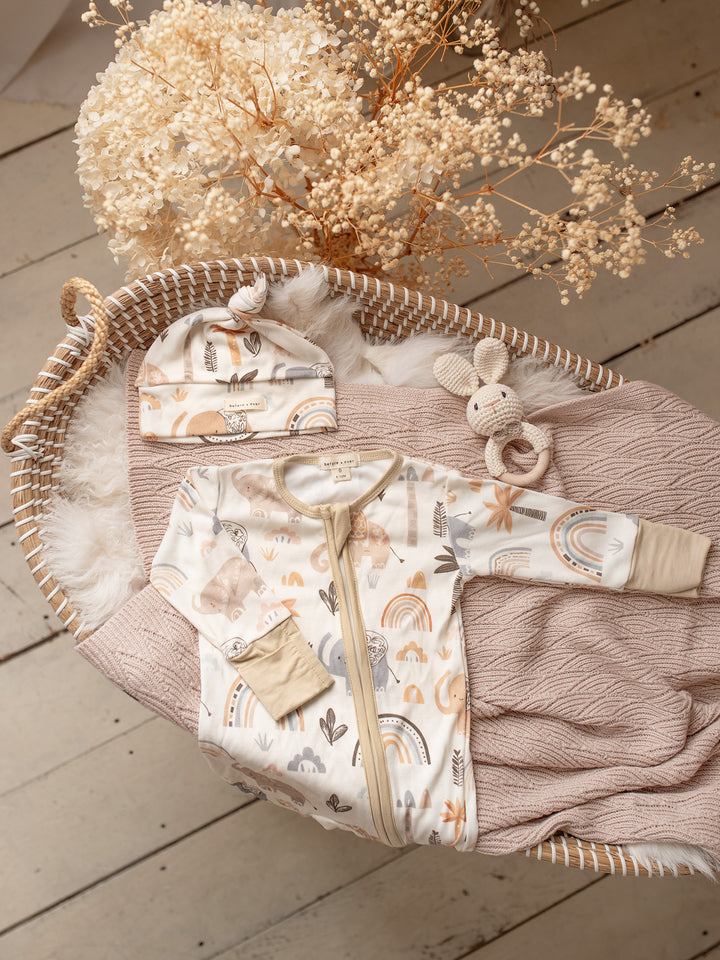 Wild & Free Onesie - White