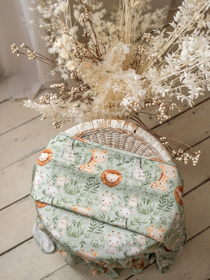 Wild & Free Baby Swaddle - Green
