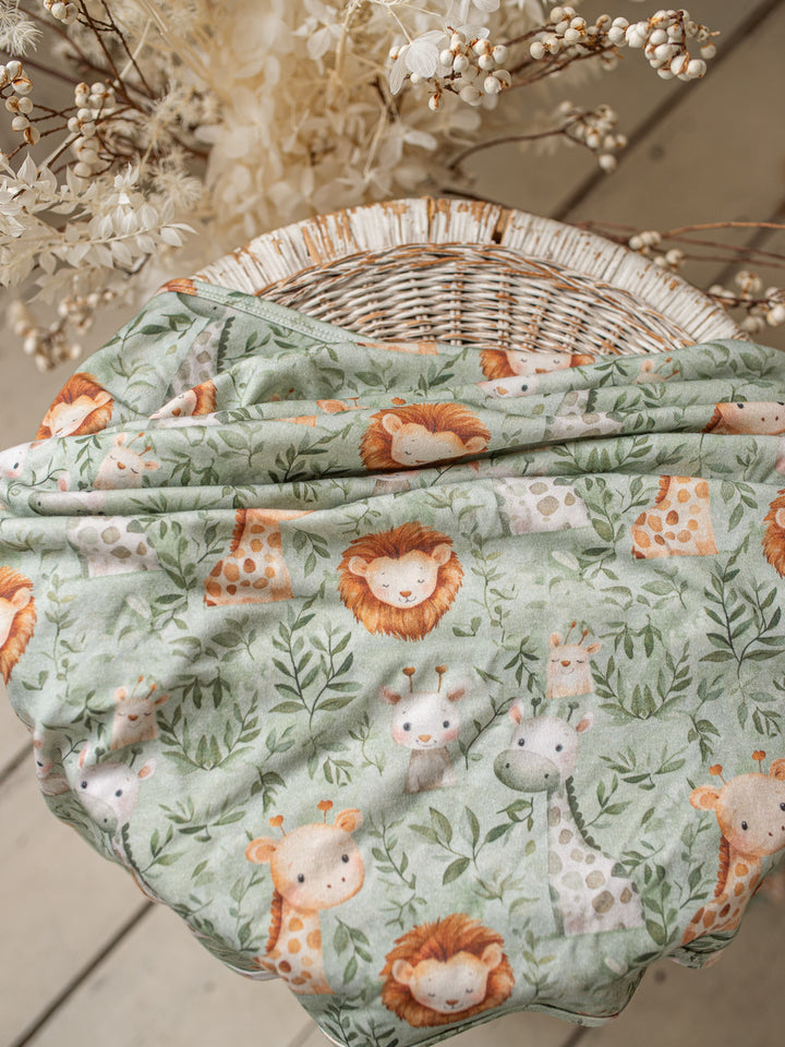 Wild & Free Baby Swaddle - Green