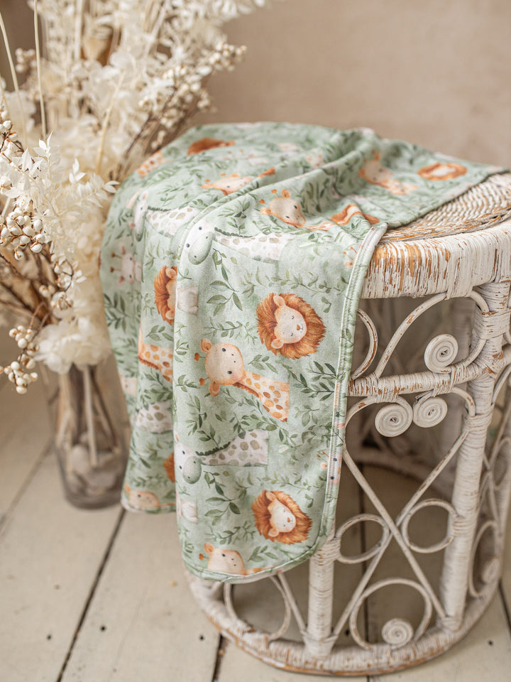 Wild & Free Baby Swaddle - Green