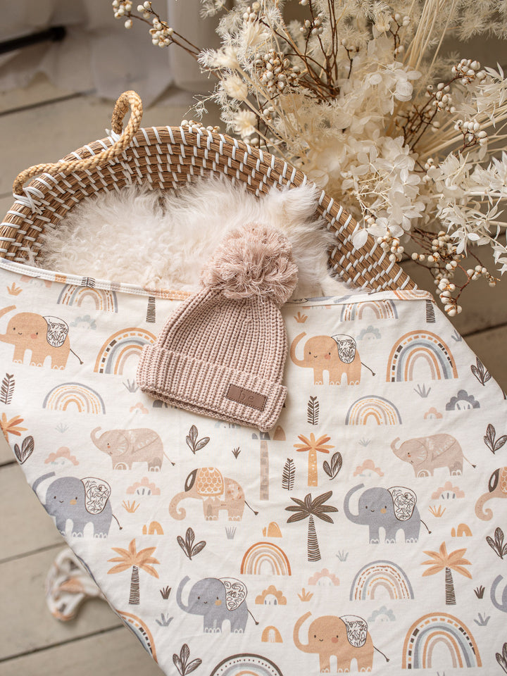 Wild & Free Baby Swaddle - White