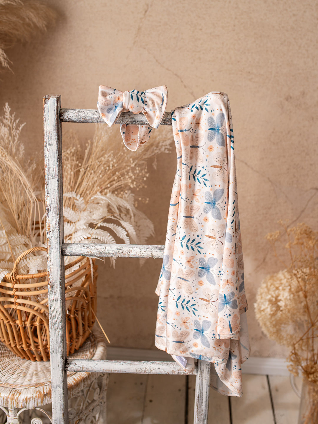 Something Blue Baby Swaddle - Butterfly