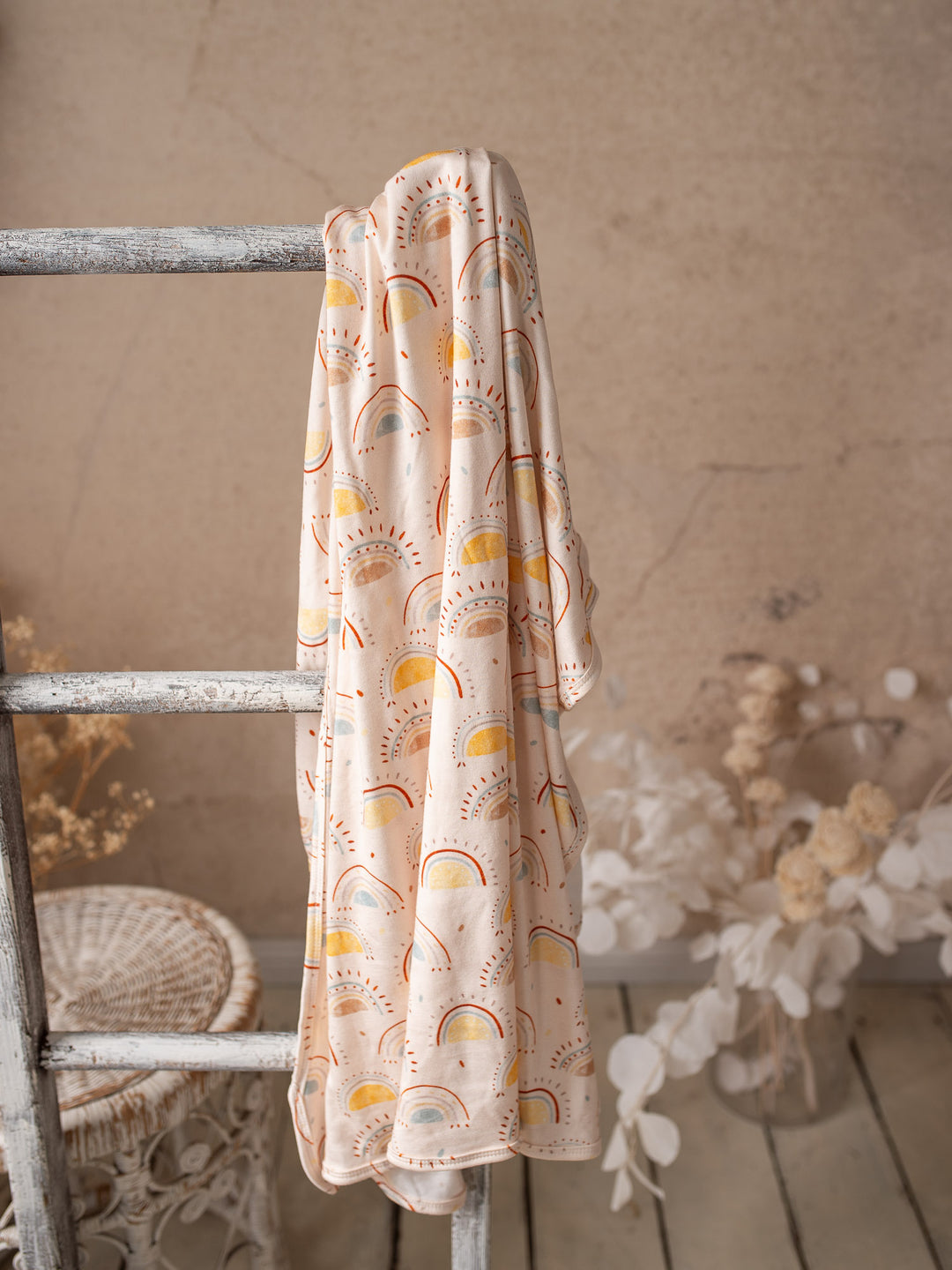 Something Blue Baby Swaddle - Boho Sun