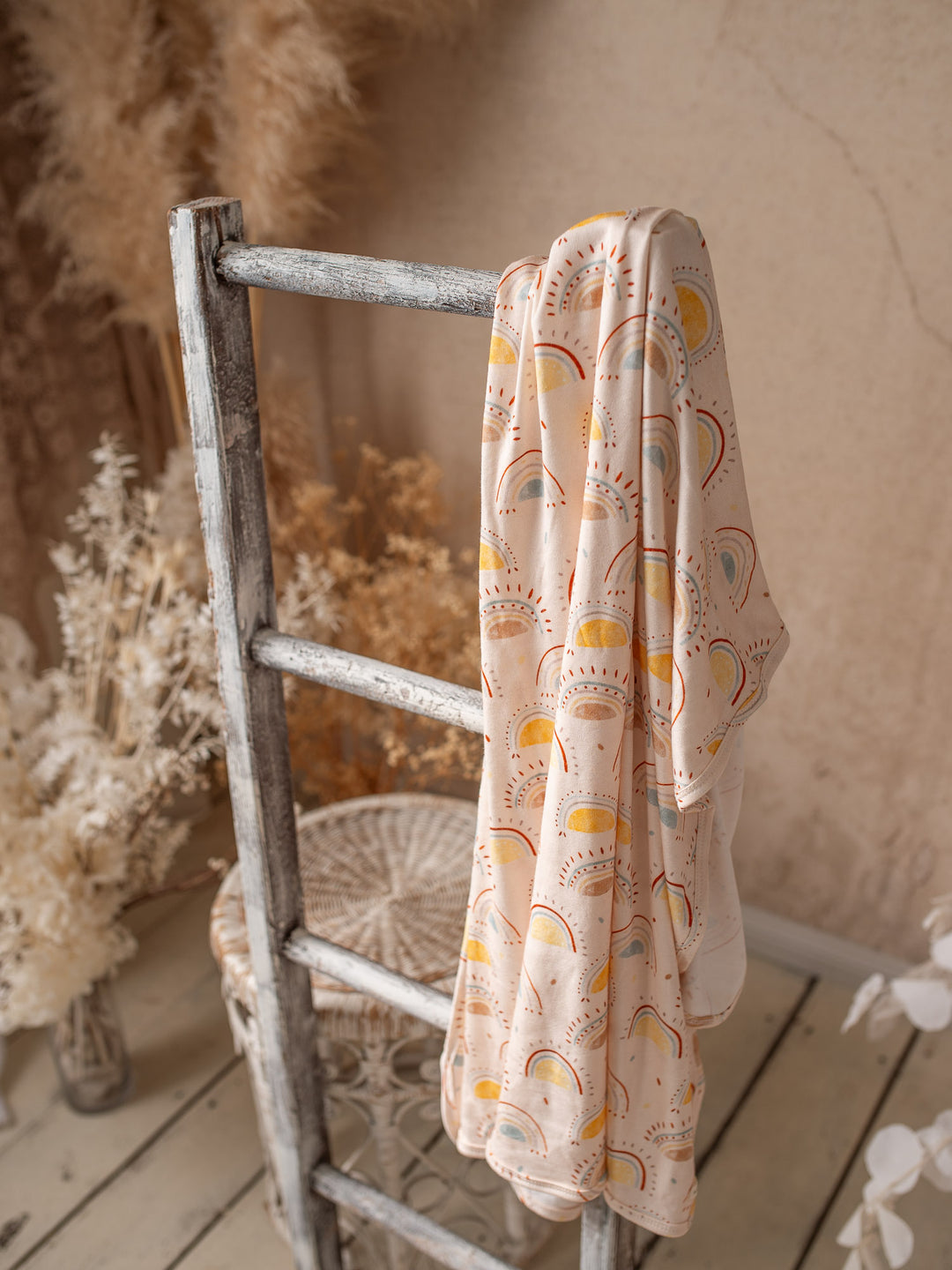 Something Blue Baby Swaddle - Boho Sun