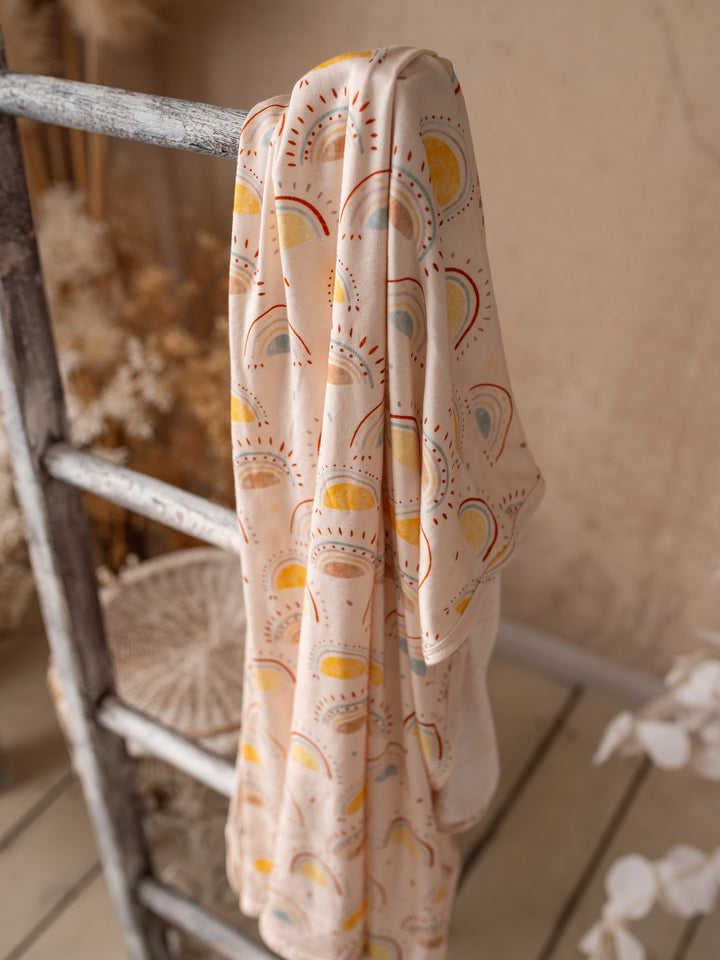 Something Blue Baby Swaddle - Boho Sun