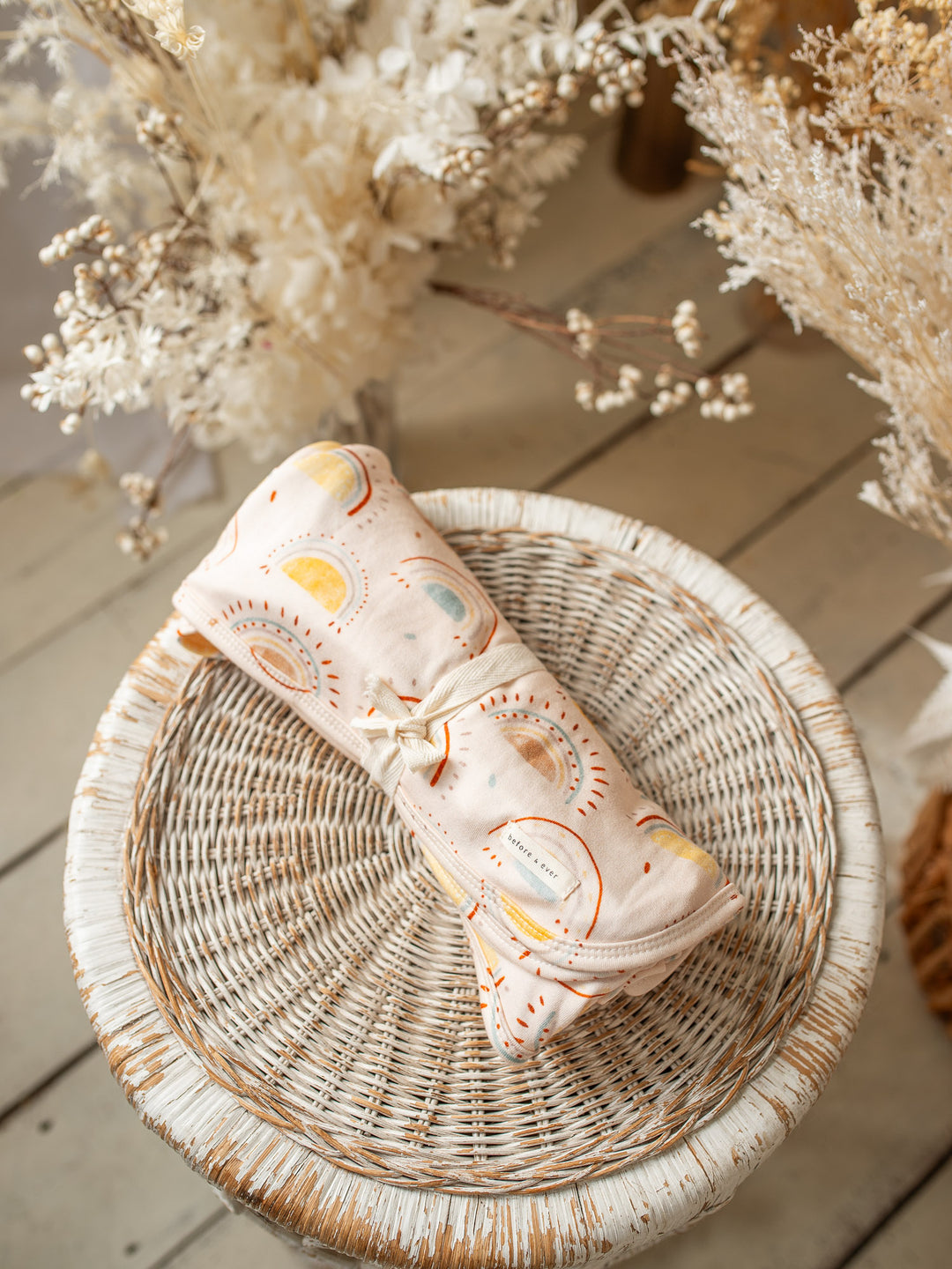 Something Blue Baby Swaddle - Boho Sun