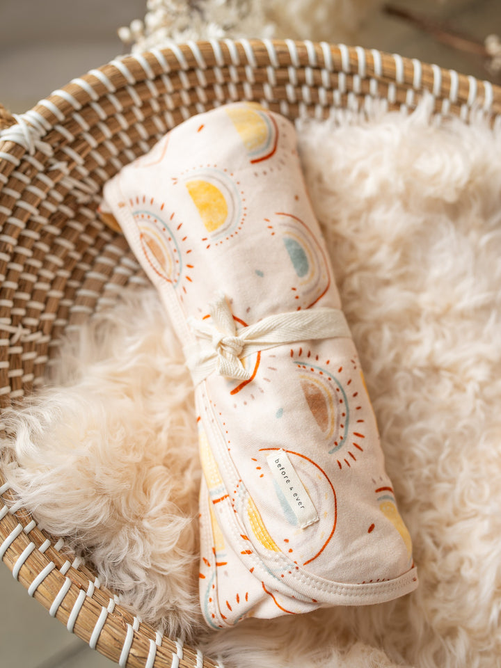 Something Blue Baby Swaddle - Boho Sun