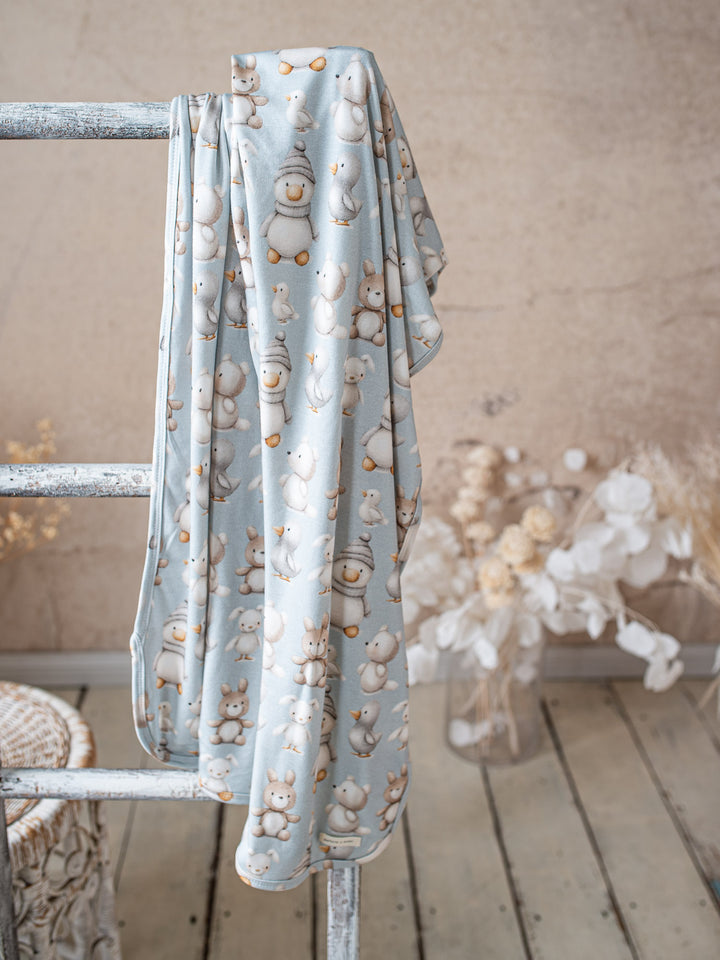 Something Blue Baby Swaddle - Winter Lovies
