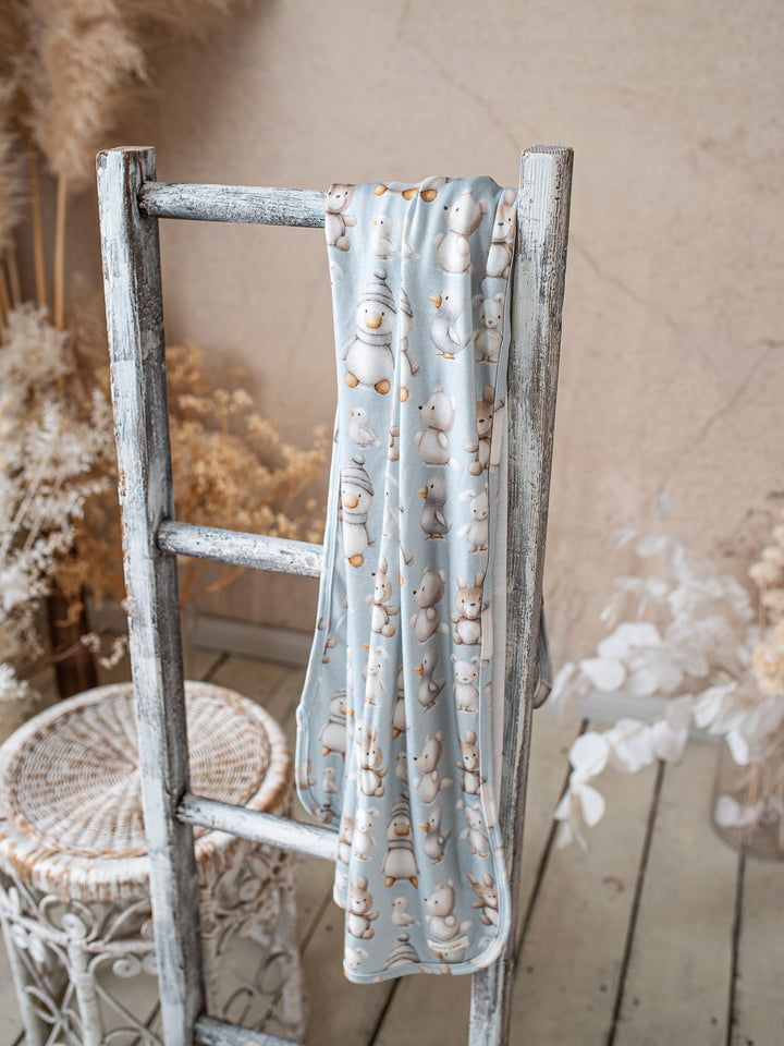 Something Blue Baby Swaddle - Winter Lovies