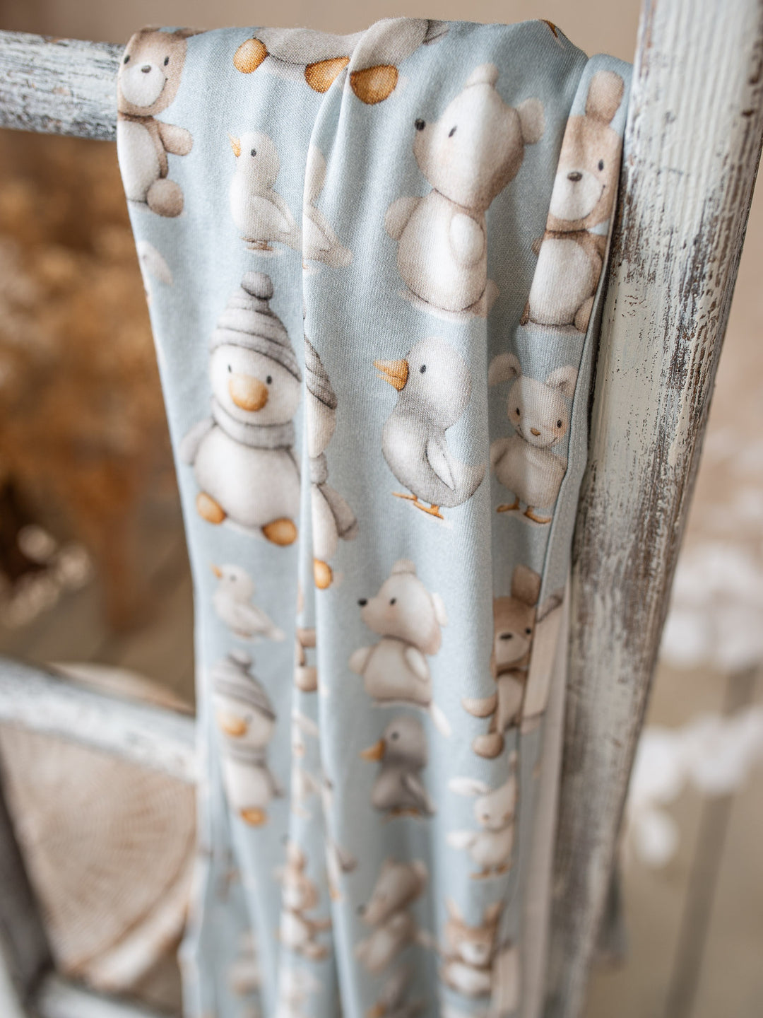 Something Blue Baby Swaddle - Winter Lovies