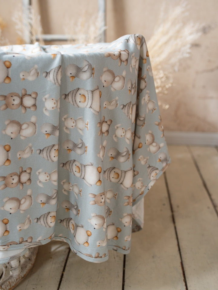 Something Blue Baby Swaddle - Winter Lovies