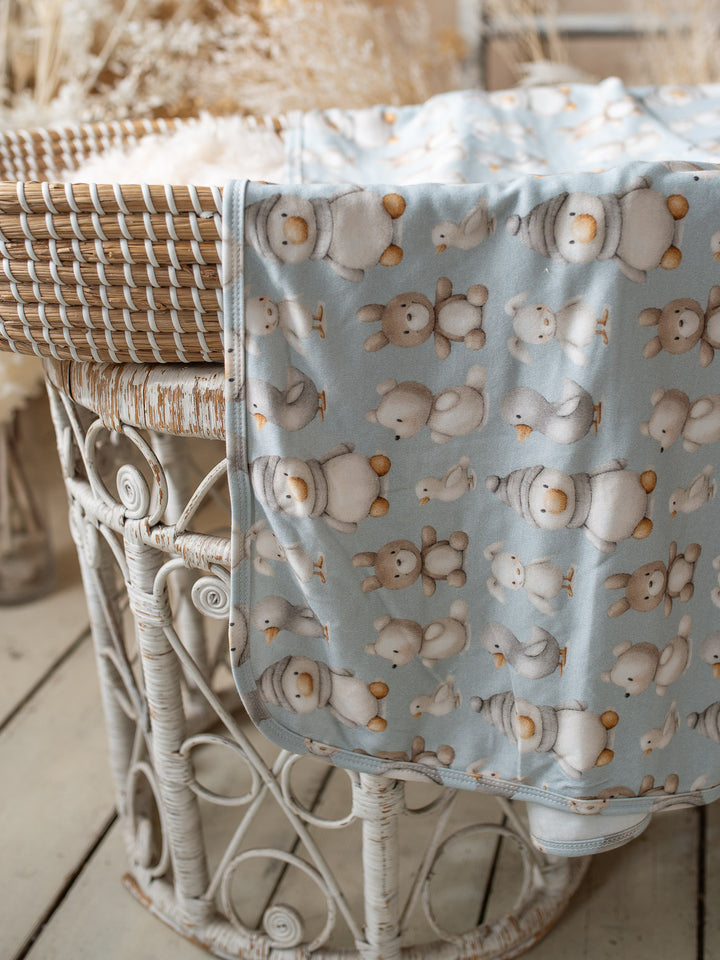 Something Blue Baby Swaddle - Winter Lovies