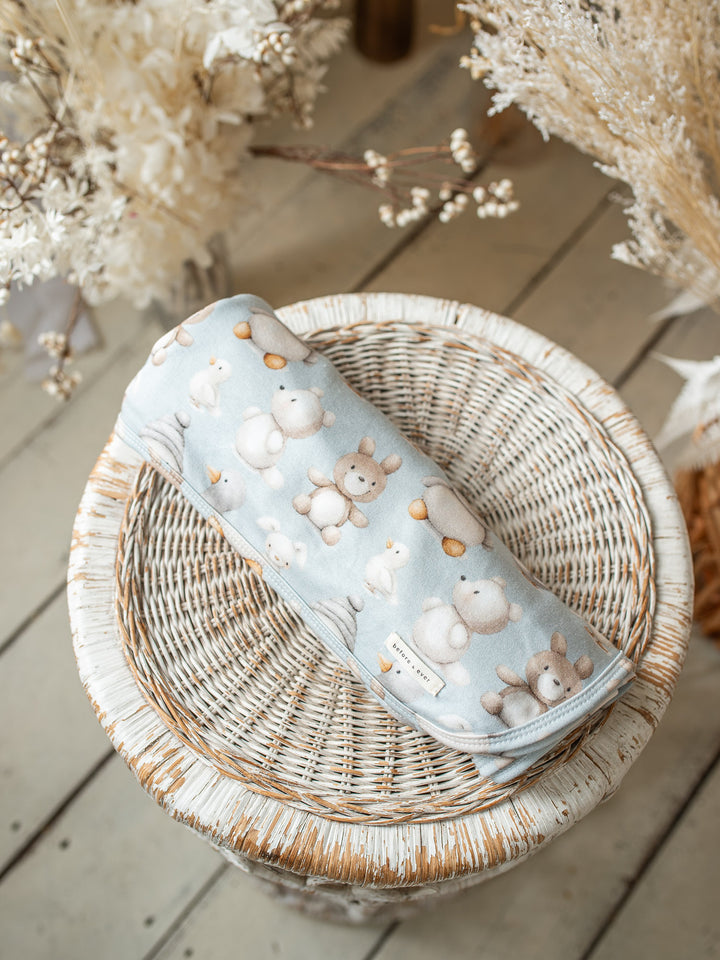Something Blue Baby Swaddle - Winter Lovies