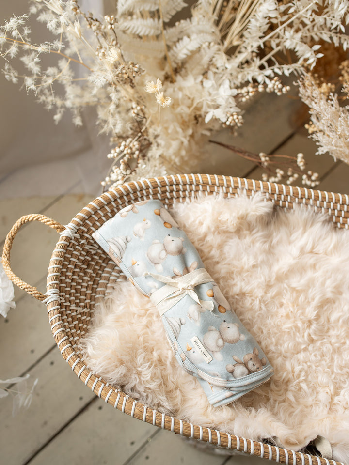 Something Blue Baby Swaddle - Winter Lovies