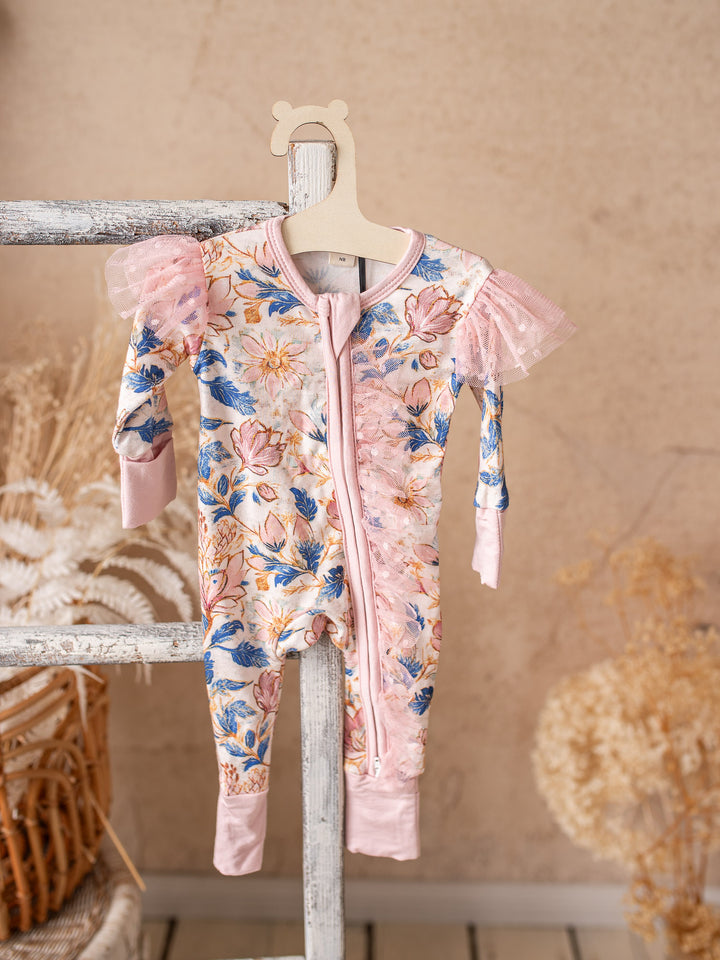 Something Blue Onesie - Porcelain
