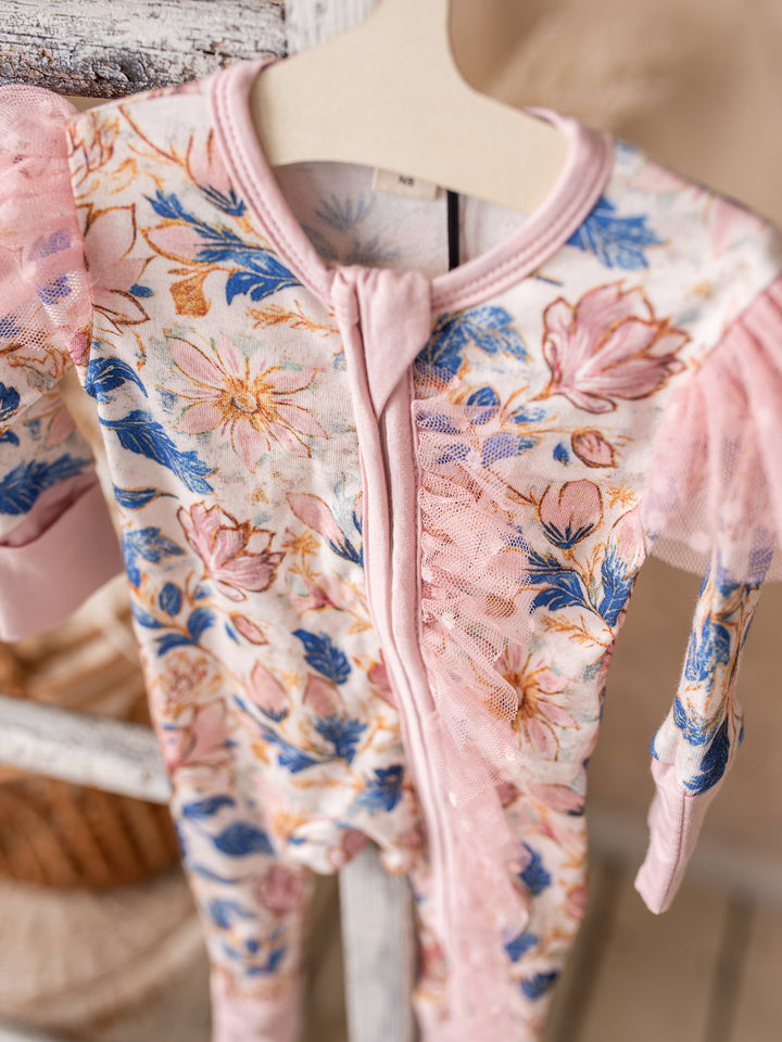 Something Blue Onesie - Porcelain