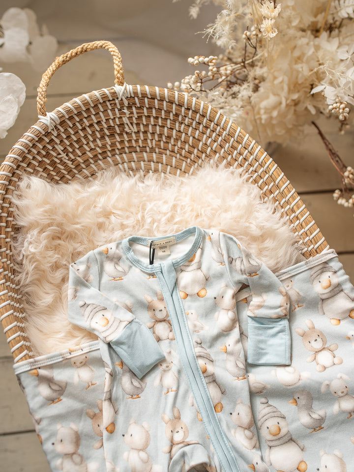 Something Blue Onesie - Winter Lovies