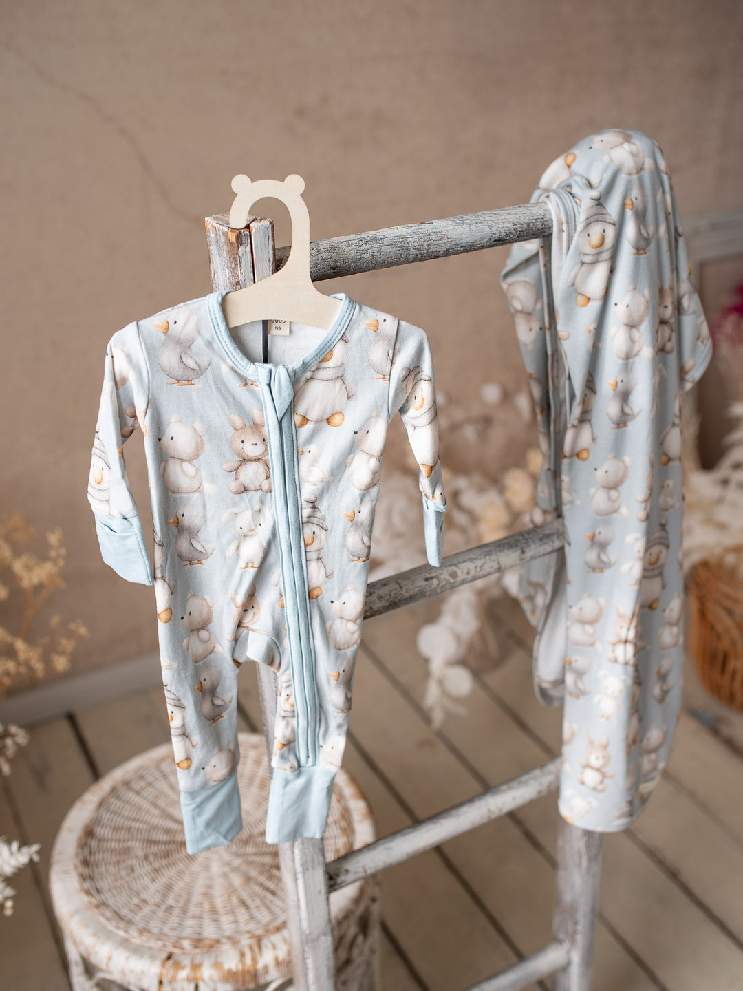 Something Blue Onesie - Winter Lovies