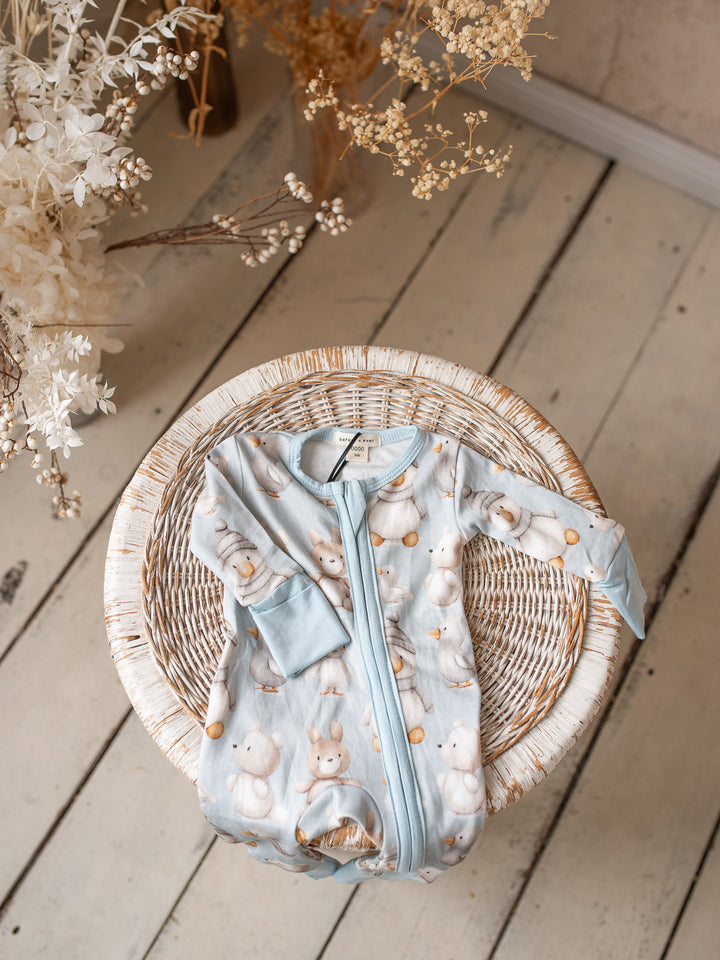 Something Blue Onesie - Winter Lovies